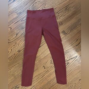 Zella Burgundy Leggings